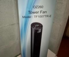 Ventilatore a torre nero con timer 45 w - 3 livelli telecomando