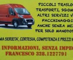 Piccoli traslochi Jesi dintorni
