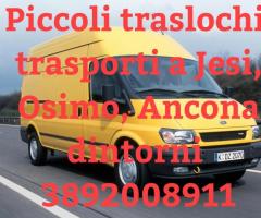 Traslochi trasporti Jesi dintorni