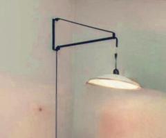Lampada da parete/applique nera  design vintage