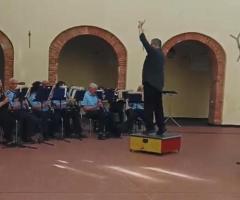Vitaliano Gallo dirige la Banda P Anfossi di Taggia il 31 Luglio 25